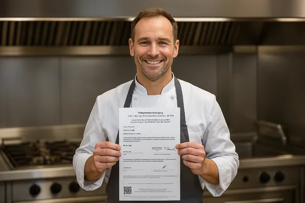 Blog Banner für Gesundheitszeugnis Gastronomie: Infektionsschutzbelehrung für Küche und Service